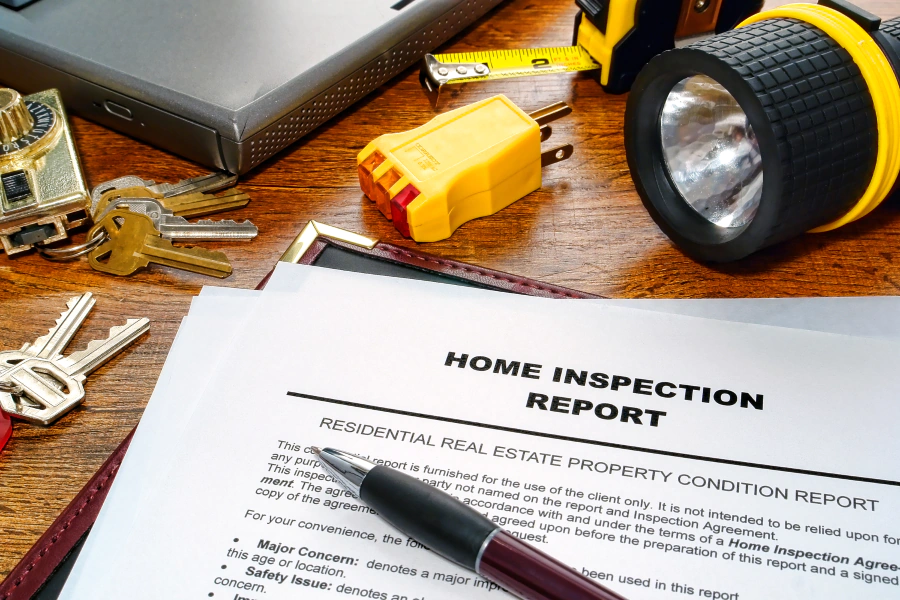 flat layout design of home inspection report weaver al